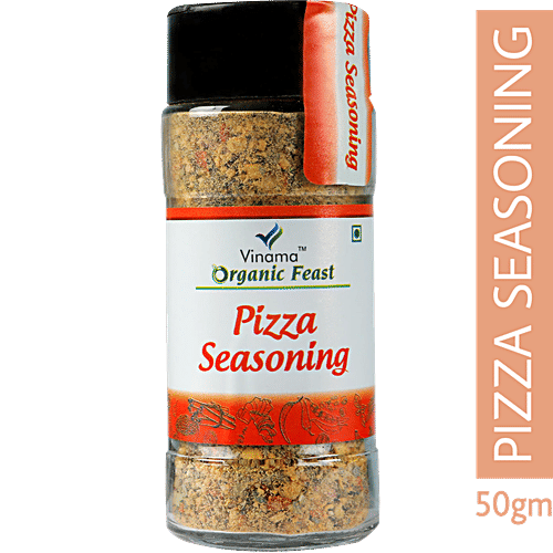 Vinama Organic Feast Pizza Seasoning - Unique Flavour & Taste, 50 g  