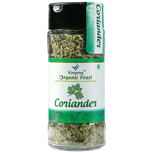 Buy Vinama Organic Feast Coriander Dried, Rich In Aroma, Taste