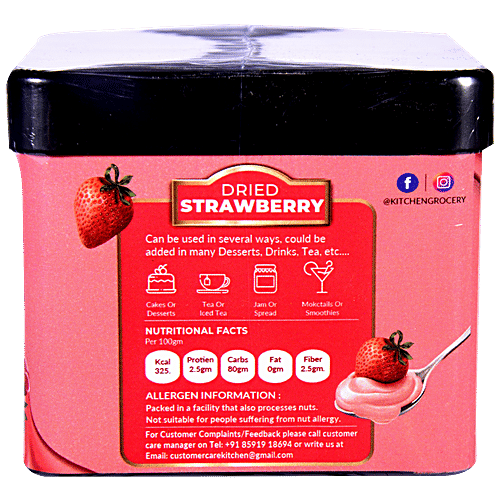 Buy Kitchen Grocery Dried Strawberry Sweet Flavour, May Lower Blood