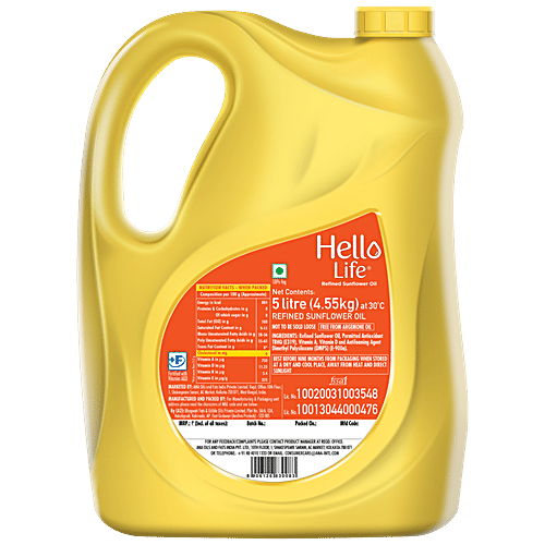 Buy Hello Life Refined Sunflower Oil Online at Best Price of Rs 999
