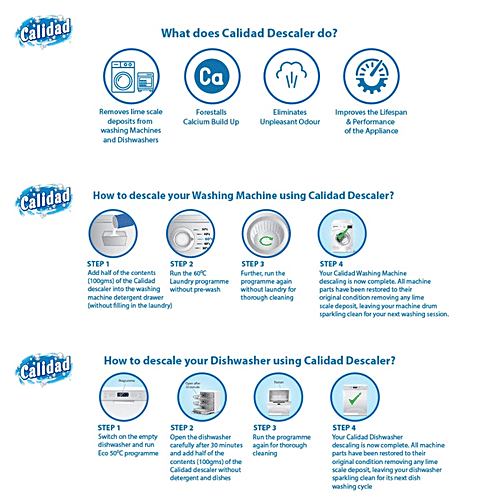 Buy CALIDAD Descaling Powder Multi Use, Gets Rid Of Lime Scale