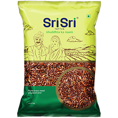 Sri Sri Tattva Red Rice - Superior & Healthy, Rich Nutty Flavour, Packed With Nutrients, 1 kg  