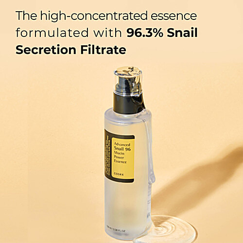 CosRx Advanced Snail 96 Mucin Power Essence - Nourishes, Repairs & Revitalises Skin, 100 ml  