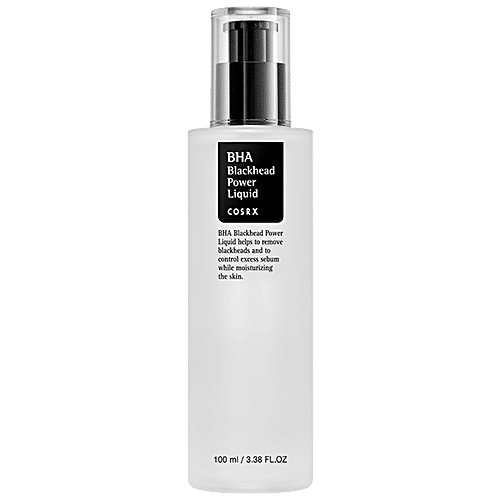 CosRx BHA Blackhead Power Liquid - Moisturises Skin, Controls Excess Sebum, 100 ml