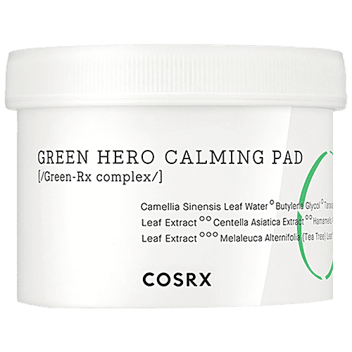CosRx One Step Green Hero Calming Pad - Refreshes, Calms & Hydrates Skin, 70 pcs