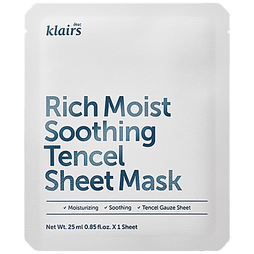 Buy Klairs Rich Moist Soothing Tencel Sheet Mask Moisturising
