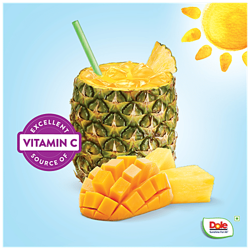 Dole Pineapple Mango - 100% Juice From Concentrate, No Added Sugar & Preservatives, Rich In Vitamin C, 240 ml  