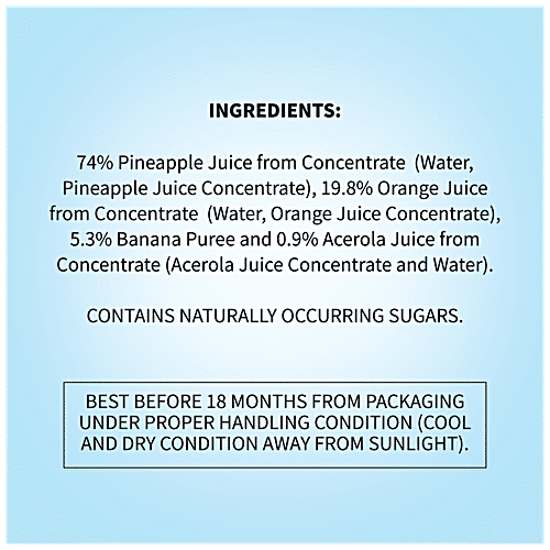 Buy DOLE Pineapple Orange Banana 100 Juice From Concentrate, No