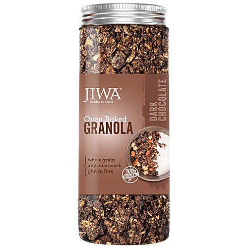 Buy Jiwa Oven Baked Granola Dark Chocolate Crunch, 100 Natural