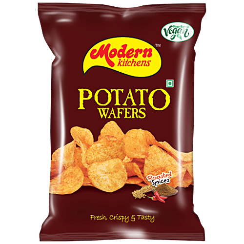 Buy Modern Kitchens Potato Wafers Roasted Spices, Vegan, Fresh