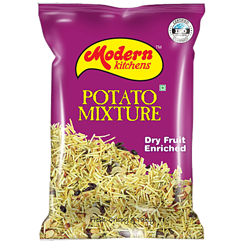 Modern Kitchens Potato Mixture - Enriched With Dry Fruits, Fresh, Crispy, No Preservatives, 150 g