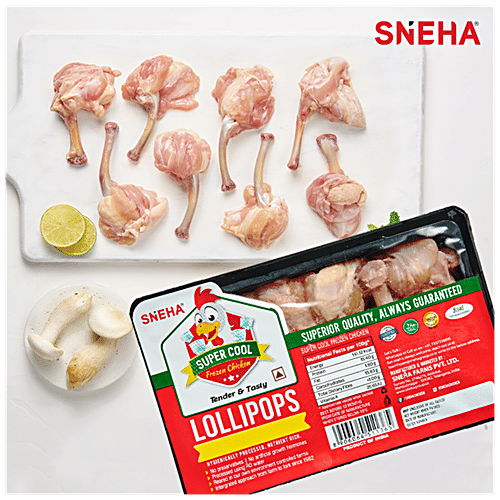 Super Cool Frozen Chicken Lollipops, 450 g Tray Pack 