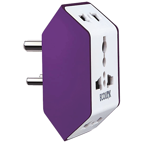 EcoLink Multiplug Socket 6A - High Grade Plastic, 1 pc  