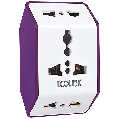 EcoLink Multiplug Socket 6A - High Grade Plastic, 1 pc  