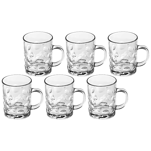 Sanjeev Kapoor London Juice Mug With Gift Box - Slender, Round & Elegant, 230 ml (Set of 6) 