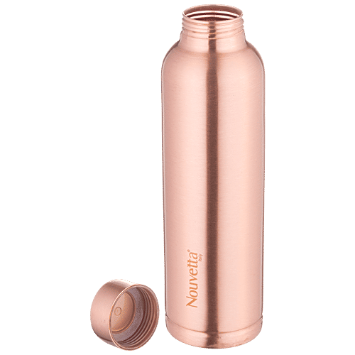 Nouvetta Alpine Pure Copper Bottle For Health Benefits - Sophisticated & Classy Design, 1 L  
