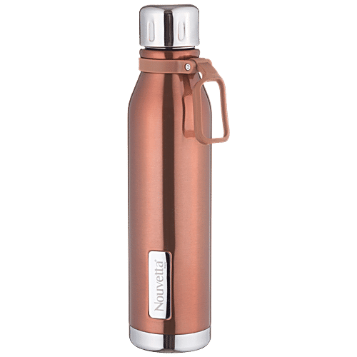Nouvetta Spice Double Wall Stainless Steel Bottle - Copper, Vacuum Insulation Technology, 750 ml  