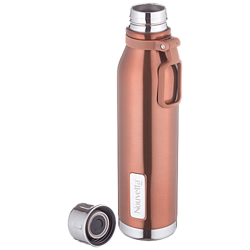 Nouvetta Spice Double Wall Stainless Steel Bottle - Copper, Vacuum Insulation Technology, 750 ml  