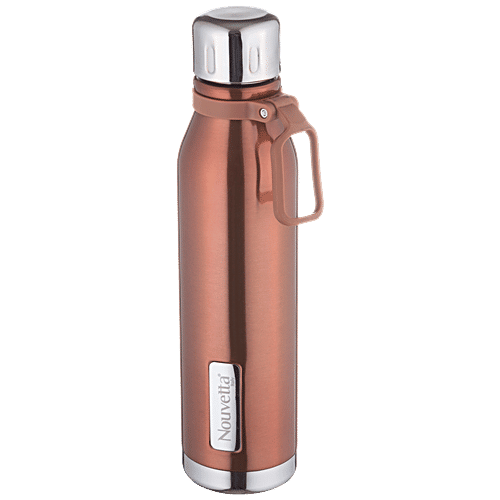 Nouvetta Spice Double Wall Stainless Steel Bottle - Copper, Vacuum Insulation Technology, 750 ml  