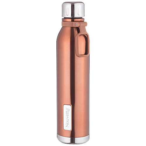 Nouvetta Spice Double Wall Stainless Steel Bottle - Copper, Vacuum Insulation Technology, 1 L
