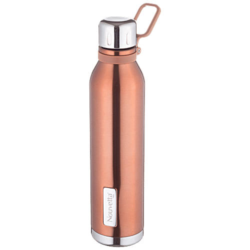 Nouvetta Spice Double Wall Stainless Steel Bottle - Copper, Vacuum Insulation Technology, 1 L