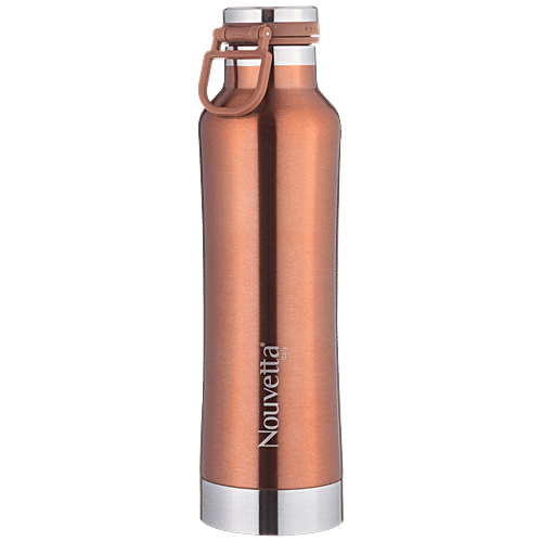 Nouvetta Jet Double Wall Stainless Steel Bottle - Copper, Vacuum Insulation Technology, 750 ml  
