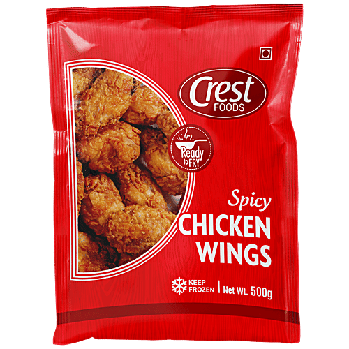 Buy Crest Foods Spicy Chicken Wings Ready To Fry, High Quality Online