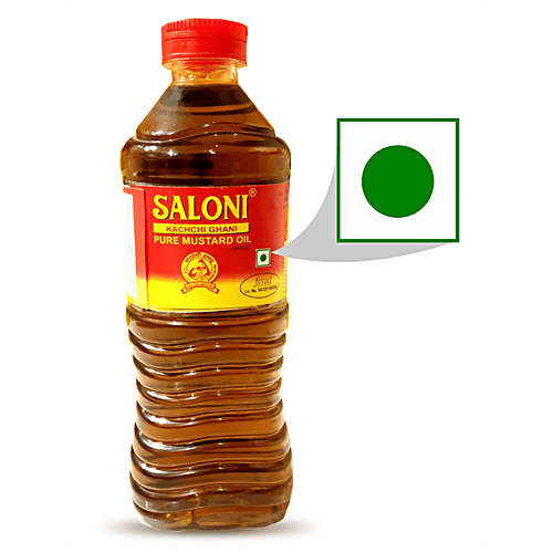 Buy Saloni Kachchi Ghani Pure Mustard Oil Enhances Flavour, Rich In