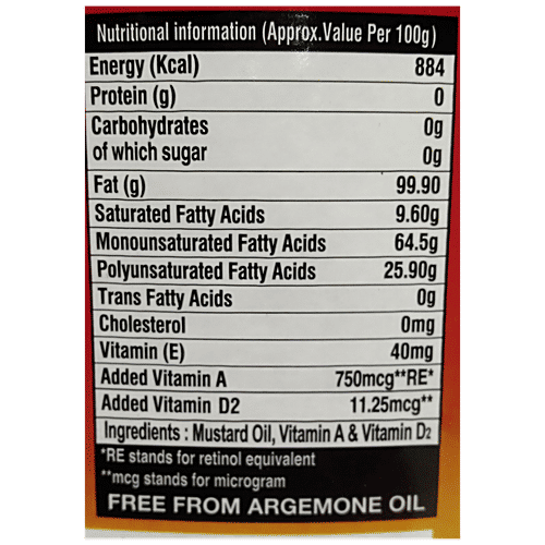 Saloni Kachchi Ghani Pure Mustard Oil - Enhances Flavour, Rich In Vitamins, Helps In Digestion, 5 l  