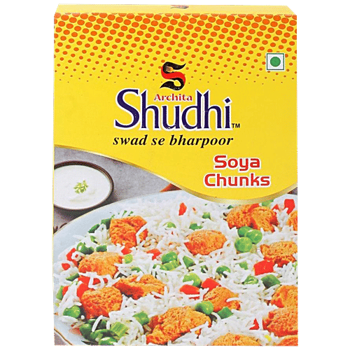 Archita Shudhi Soya Chunks - Rich In Protein, 200 g
