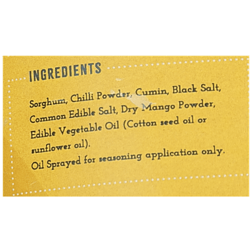 Pour Naturale White Millet/Jowar Masala Puffs - Healthy Roasted Snack, Gluten & Cholesterol Free, 100 g  