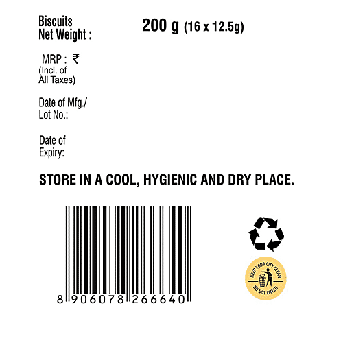 Cremica Happiness Inside Choco Filled Gourmet Cookies - Crispy & Crunchy, 200 g  