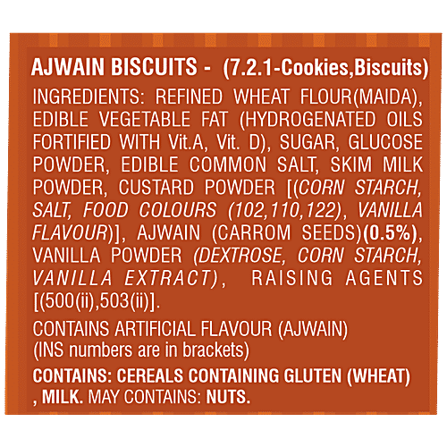 Buy Vig Baker's Ajwain Biscuits Crunchy, Healthy Online at Best Price of Rs 110 bigbasket