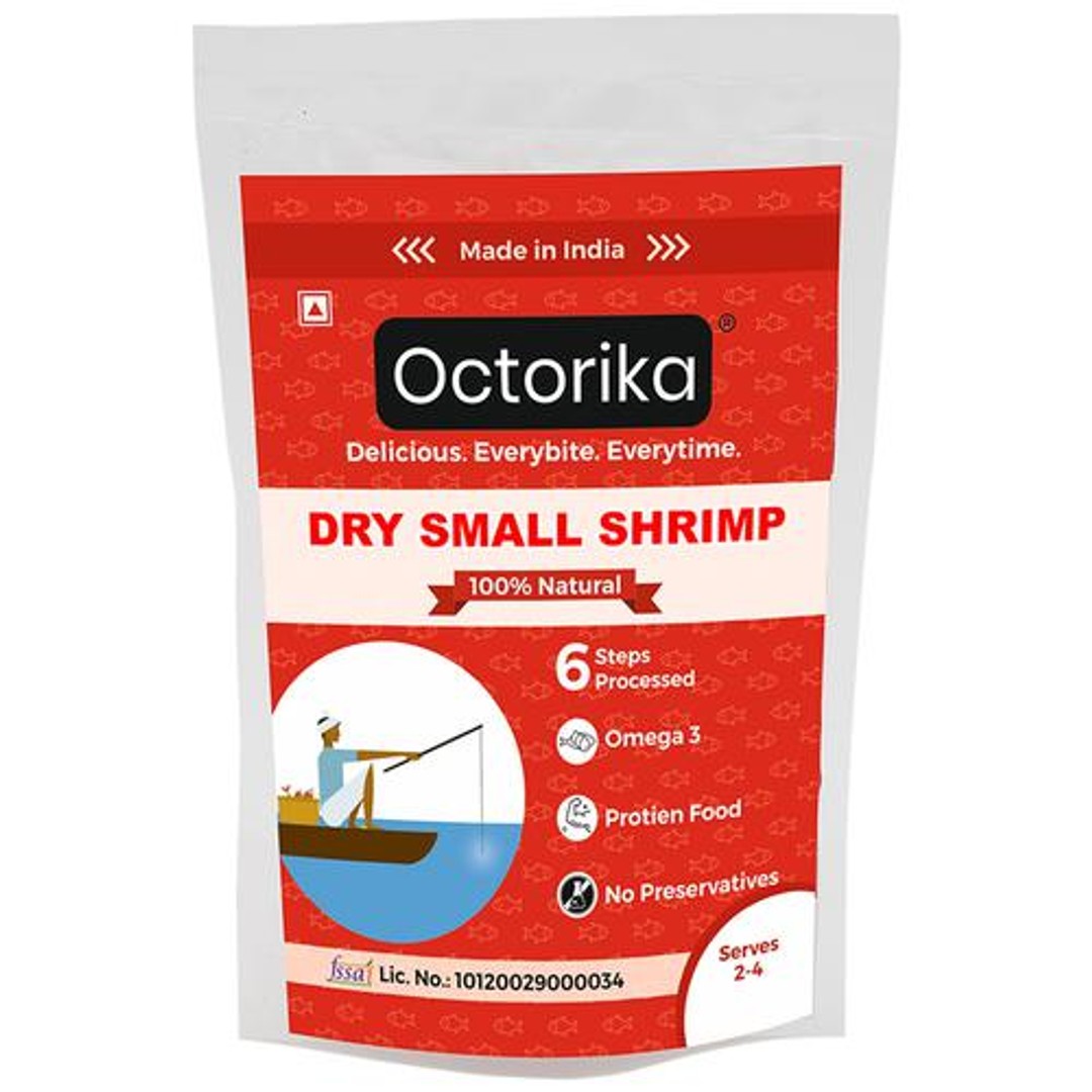 Buy Octorika Dry Small Shrimp Nutritious, Rich In Antioxidants Online