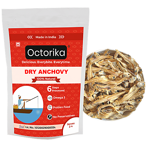 Buy Octorika Dry Anchovy Rich In Protein & Omega 3 Online at Best