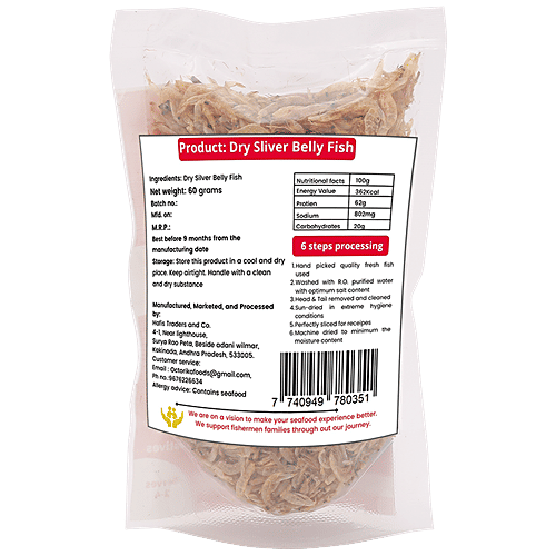 Buy Octorika Dry Silver Belly Fish Rich In Protein, Vitamins Online at Best Price of Rs 90
