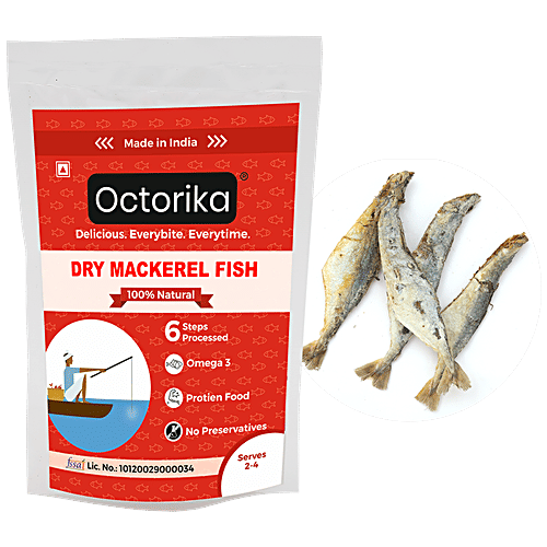 Buy Octorika Dry Mackerel Fish Rich In Protein, Minerals Online at