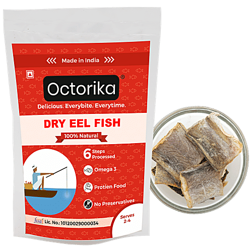 Octorika Dry Eel Fish - Nutritious, High In Protein, 70 g