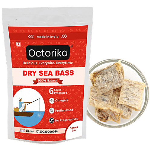 Buy Octorika Dry Sea Bass Fish Rich In Protein, Omega3 Fatty Acids