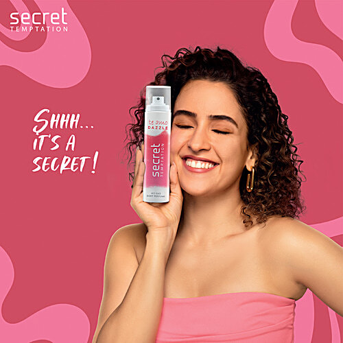 Secret Temptation Te Amo Dazzle Perfume Body Spray - 0% Gas, Long-Lasting Fragrance, For Women, 120 ml