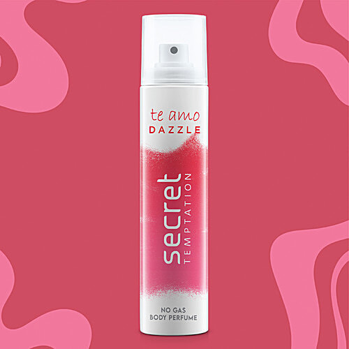Secret Temptation Te Amo Dazzle Perfume Body Spray - 0% Gas, Long-Lasting Fragrance, For Women, 120 ml