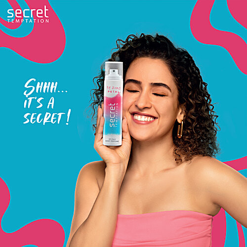 Secret Temptation Te Amo Petal Perfume Body Spray - 0% Gas, Long-Lasting Fragrance, For Women, 120 ml