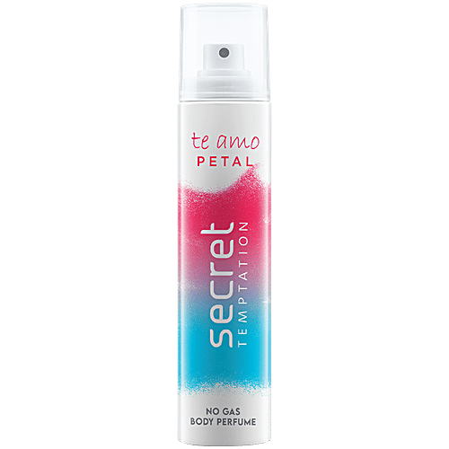 Secret Temptation Te Amo Petal Perfume Body Spray - 0% Gas, Long-Lasting Fragrance, For Women, 120 ml