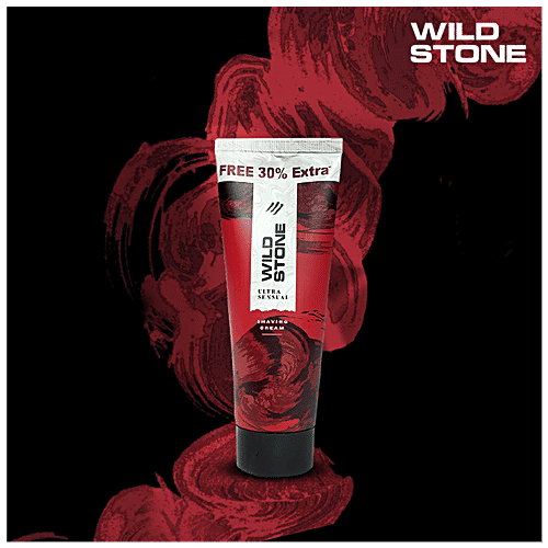 Buy Wild Stone Ultra Sensual Shaving Cream Provides Rich Lather