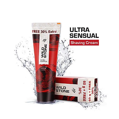 Buy Wild Stone Ultra Sensual Shaving Cream Provides Rich Lather