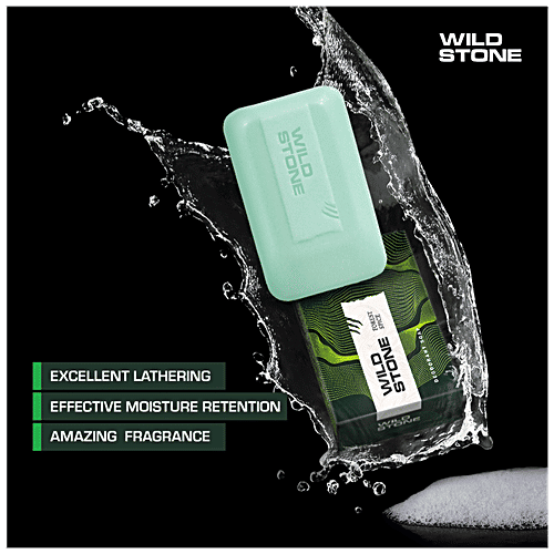 Wild Stone Deodorant Soap Combo - Ultra Sensual, Forest Spice & Musk, Long-Lasting Fragrance, 100 g (Pack of 6)