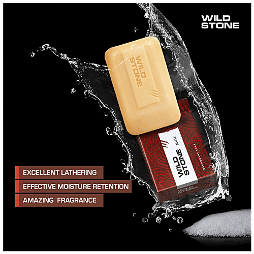Wild Stone Deodorant Soap Combo - Ultra Sensual, Forest Spice & Musk, Long-Lasting Fragrance, 100 g (Pack of 6)
