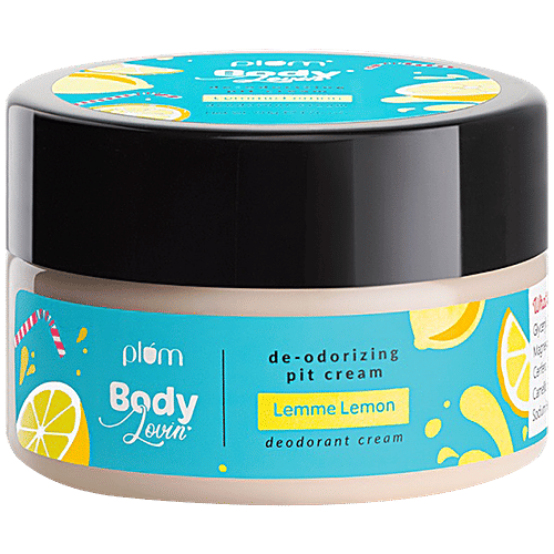 Buy Plum BodyLovin’ Deodorizing Pit Cream, Lemme Lemon, Aluminum