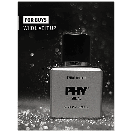 Buy Phy Eau De Toilette Social, Long Lasting Fragrance Online at Best