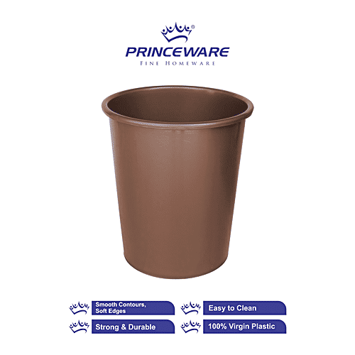 Buy Princeware Waste/Dustbin/Bucket Deluxe, 100 Virgin Plastic